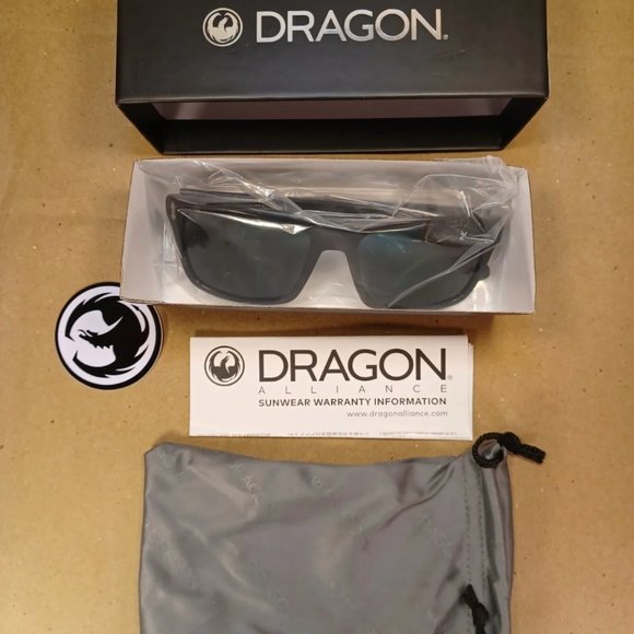 Dragon Other - Dragon Alliance DR 515S Blindside Sunglasses Shiny Black / Smoke 886895266956